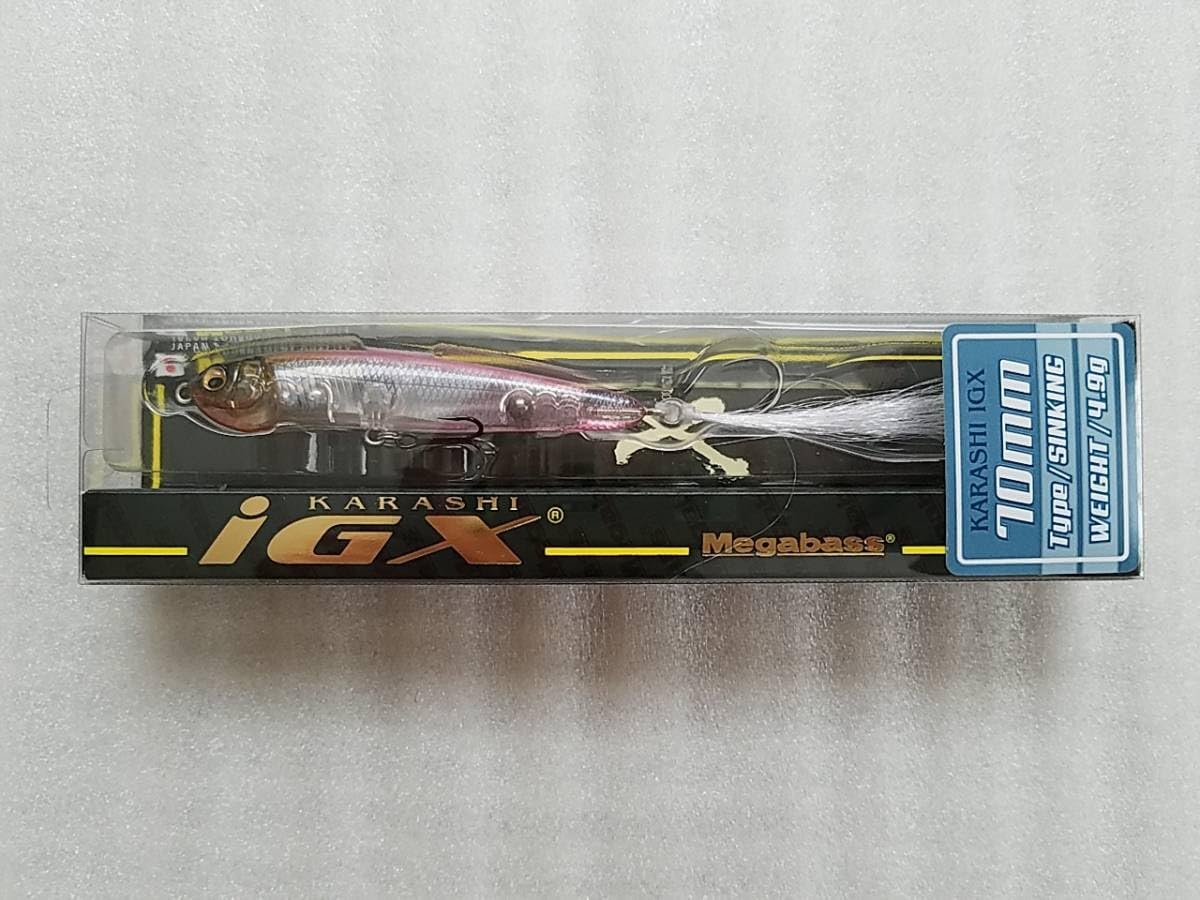 Amazon.co.jp: メガバス カラシIGX 70S #GLXコットンワカサギ メガバス